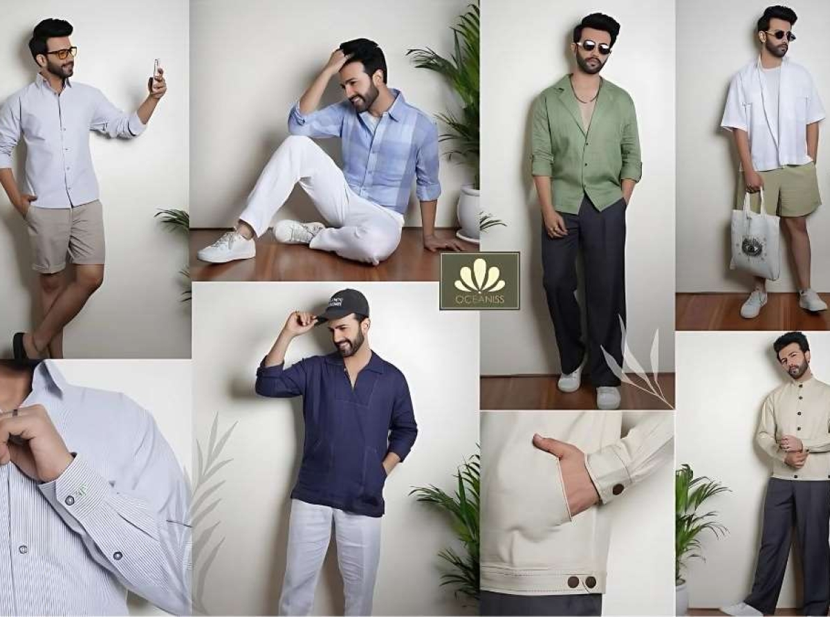 Oceaniss ventures into menswear with a six-piece shirt collection